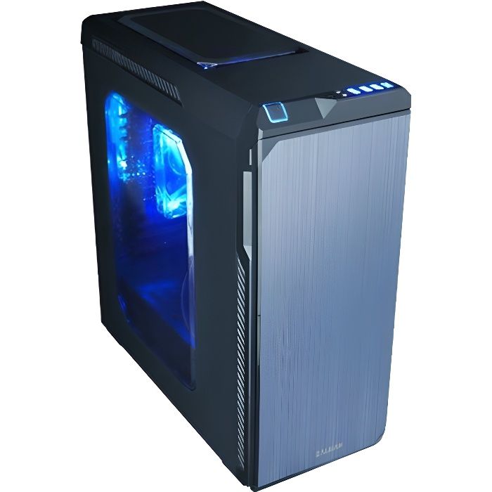 ZALMAN Boîtier PC - Moyen Tour - Format ATX - Pas d'alimentation - Noir