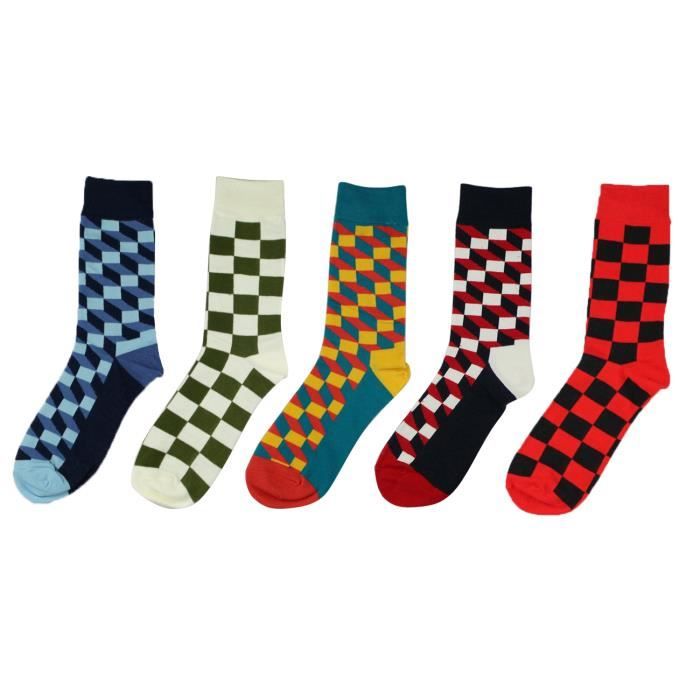 chaussette avec chaussure marron