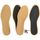 Semelles Cuir Tannage Naturel + Charbon actif