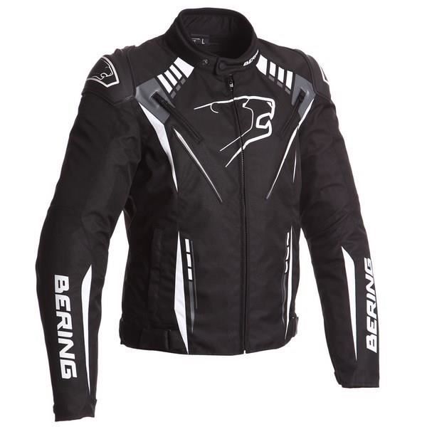 BERING Primo R Blouson Moto - Noir / Blanc