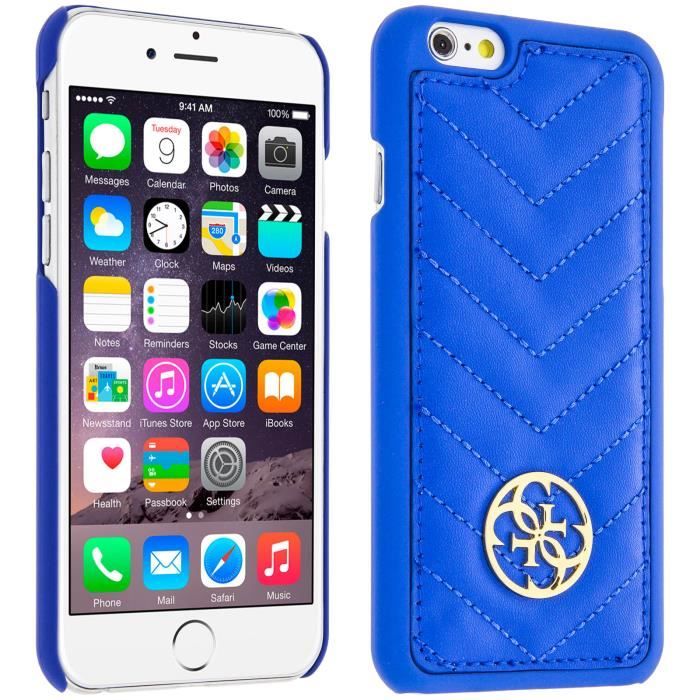 GUESS Coque Héritage - Pour iPhone 6 / 6S - Bleue