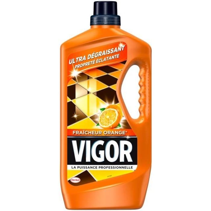 VIGOR Nettoyant ménager pour sol Fraîcheur Orange - 1,3 L