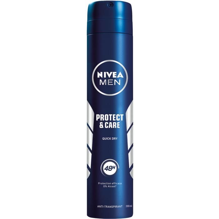 NIVEA MEN Atomiseur Protect & Care - Pour homme - 200 ml