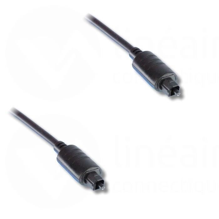 LINEAIRE Cable fibre optique male male 10m