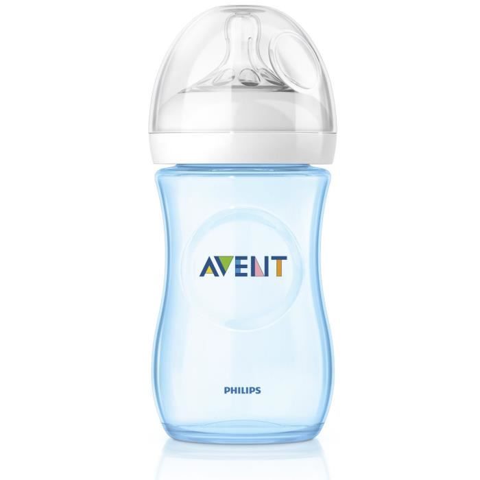 PHILIPS Avent Biberon SCF695/17 Natural 260 ml bleu