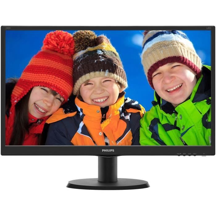 PHILIPS Ecran 240V5QDAB - 24\