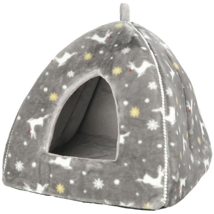 TRIXIE Abri douillet Rudolf 38x35x38 cm - Gris - Pour chien