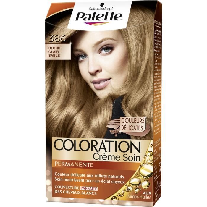 SAINT ALGUE Coloration sans ammoniaque Palette blond clair sable 386