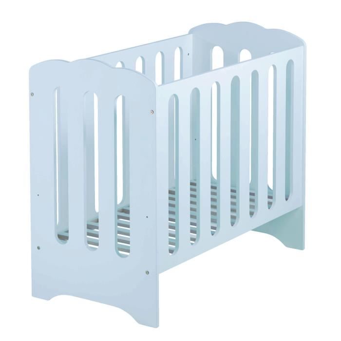 MUFFING Lit Berceau 100 x 50 cm - Bleu