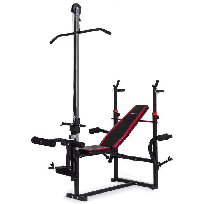 banc de musculation avec chandelle