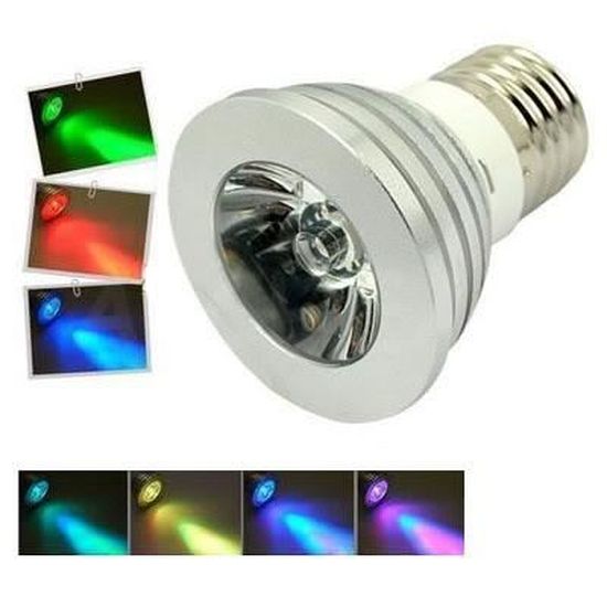 Lampe D\'ambiance 16 couleurs E14 - Achat / Vente ampoule - led Métal ... Lampe D\'ambiance 16 couleurs E14 - Achat / Vente ampoule - led Métal ...