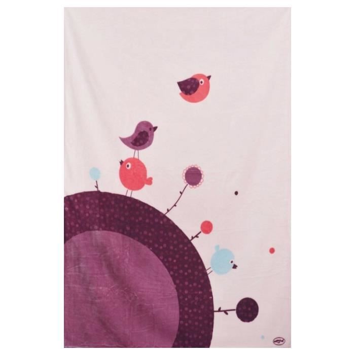 DOMIVA Plaid Birdy Microfibre 100x140 cm