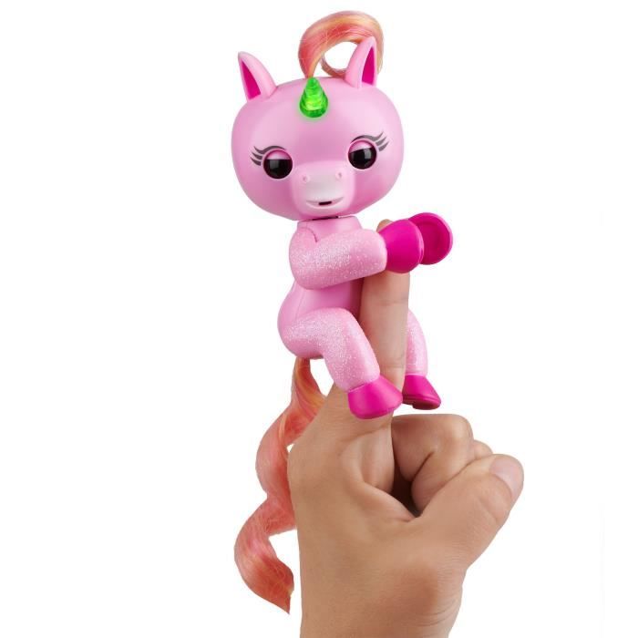 FINGERLINGS bébé licorne Jojo - Robot intéractif lumineux - Rose