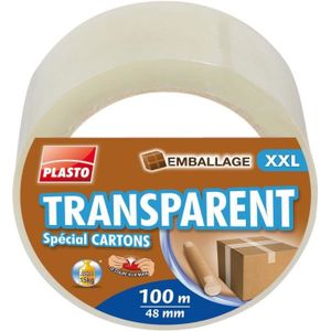 Adhésif Emballage - Transparent - 100mx48mm