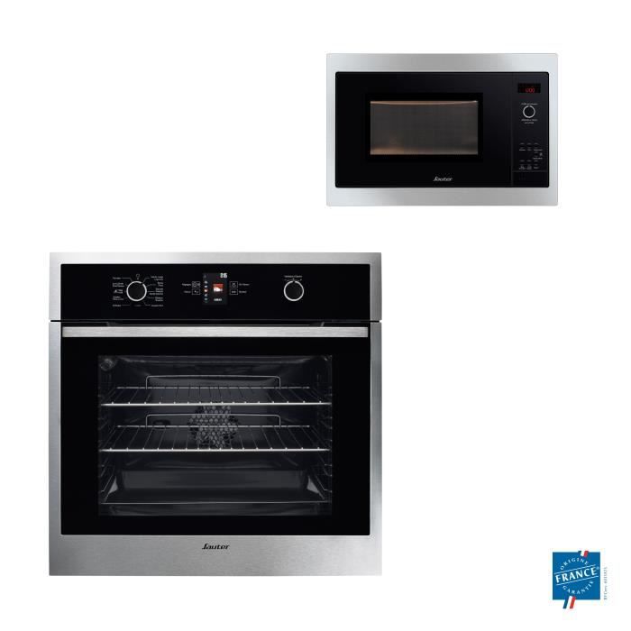 PACK CUISSON SAUTER SFP950X Four + SMS4340B Micro ondes encastrable