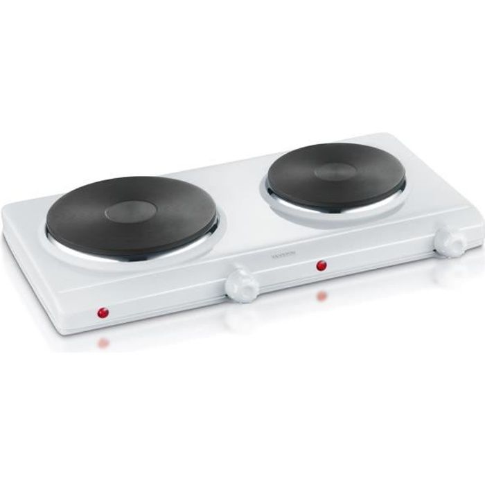 SEVERIN DK1042 Plaque de cuisson posable en fonte - Blanc