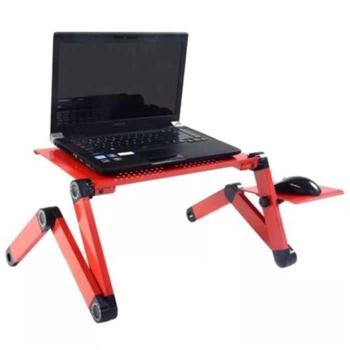 360 Degrés Lapdesk Pliable Table D Ordinateur Portable Pc 360 Degrés Lapdesk Pliable Table D Ordinateur Portable Pc Support Bureau Lit Canapé Livre Tapis De Souris Avec 1x Venti
