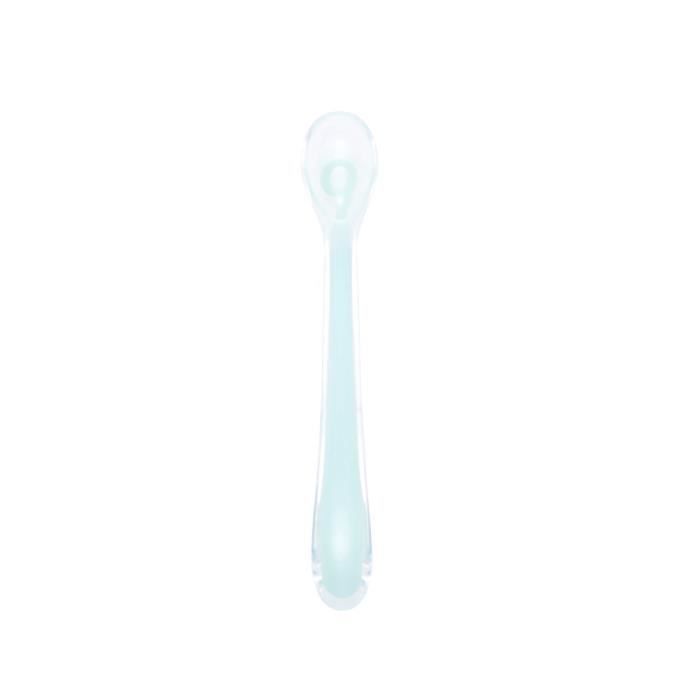 BABYMOOV Baby Spoons - Cuillères Silicone 1er age Azur
