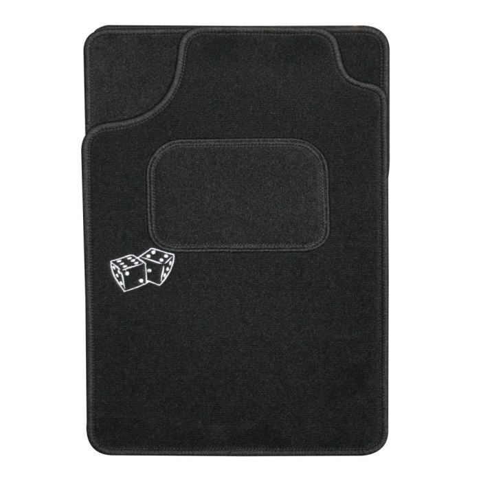 TEXTILE AUTO CONFORT Lot de 4 tapis 1 avant brode \