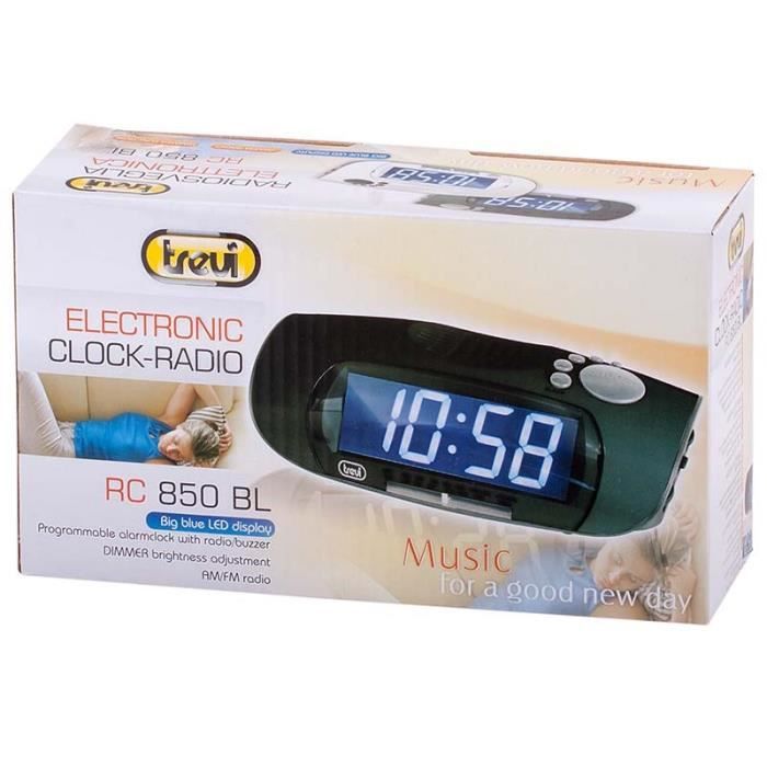 TREVI RC 850 BL Radio réveil - Noir