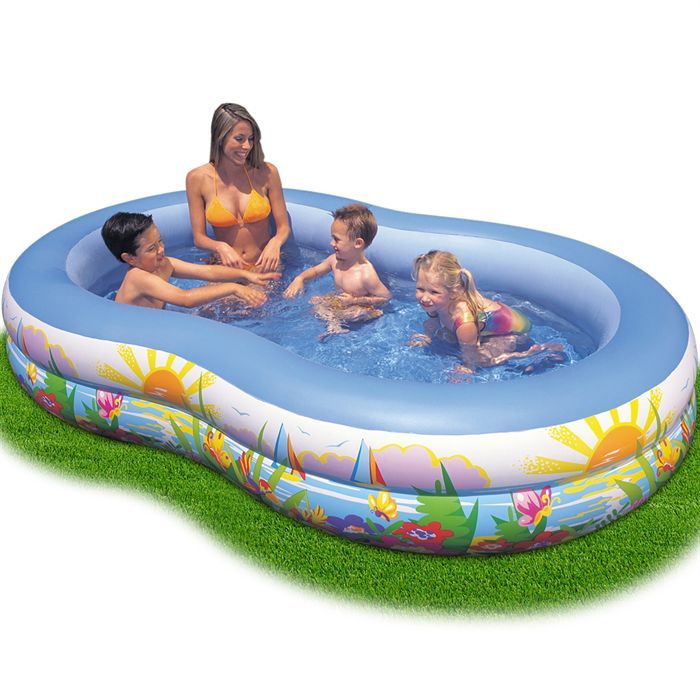 piscine gonflable en forme de 8