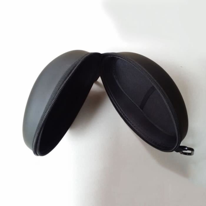 Boite rigide de rangement pour casque audio Noir1