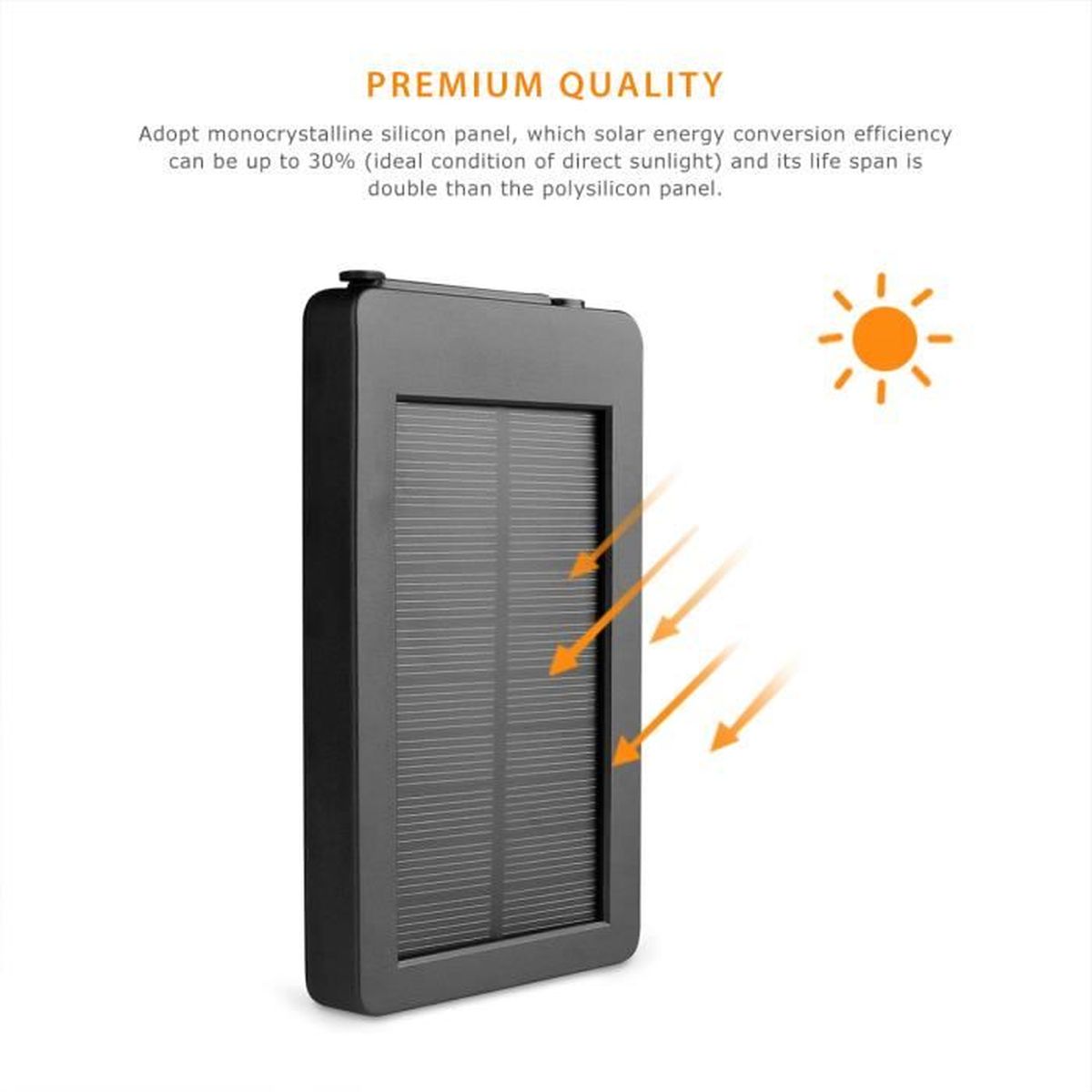 chargeur solaire a+ life