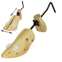 EMBAUCHOIR - TENDEUR Paire d'embauchoir en bois réglable EMBAUCHOIR - TENDEUR Paire d'embauchoir en bois réglable