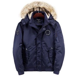 Homme Capuche Fausse Fourrure Avec Veste C À Hiver qAwBxH5t
