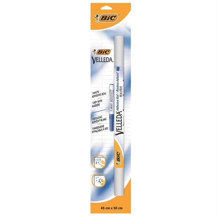 BIC Rouleau Adhésif Velleda® + 1 feutre