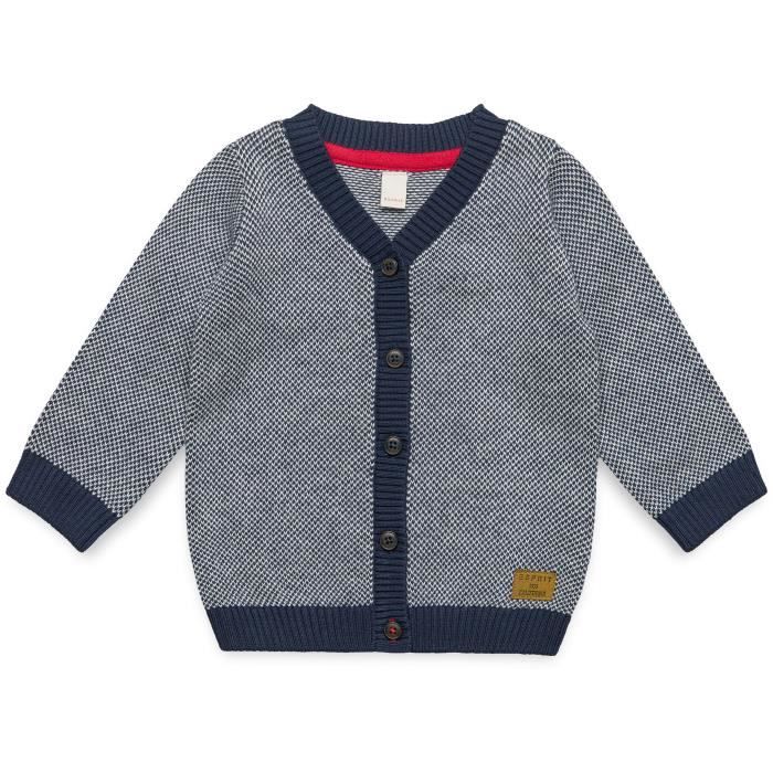 ESPRIT Cardigan Bleu marine Bébé garçon