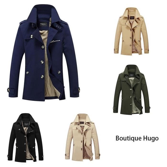 bleu Homme Noir En Slim vert Militaire Casual beige kaki De Coton Blouson Masculine Veste Vétement Printemps 4OvxdqO5nw