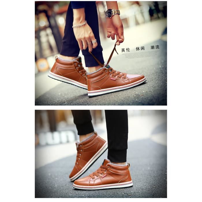 Pour Coton Ainsi Bottes De Des Que En Hommes Chaussures D'hiver Neige Chaud Velours EqwSxgqBvr