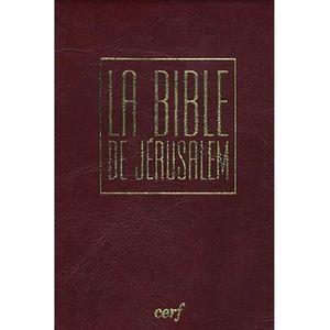 La Bible De Jérusalem Achat Vente Livre Collectif Pocket - 