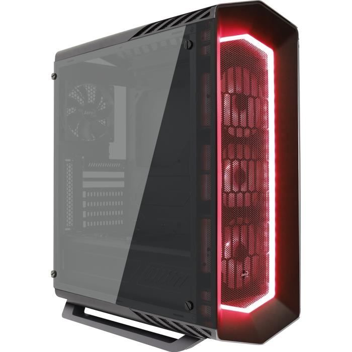 AEROCOOL Boîtier PC sans alimentation P7-C1 PRO BG NOIR - Verre trempé