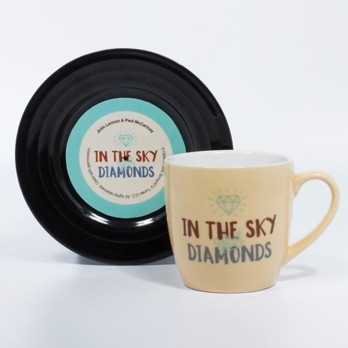 LYRICAL MUG L&M Pack Mug et Soucoupe - Diamonds