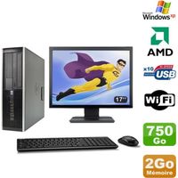 UNITÉ CENTRALE + ÉCRAN Lot PC HP Compaq 6005 Pro SFF AMD 3GHz 2Go 750Go G UNITÉ CENTRALE + ÉCRAN Lot PC HP Compaq 6005 Pro SFF AMD 3GHz 2Go 750Go G