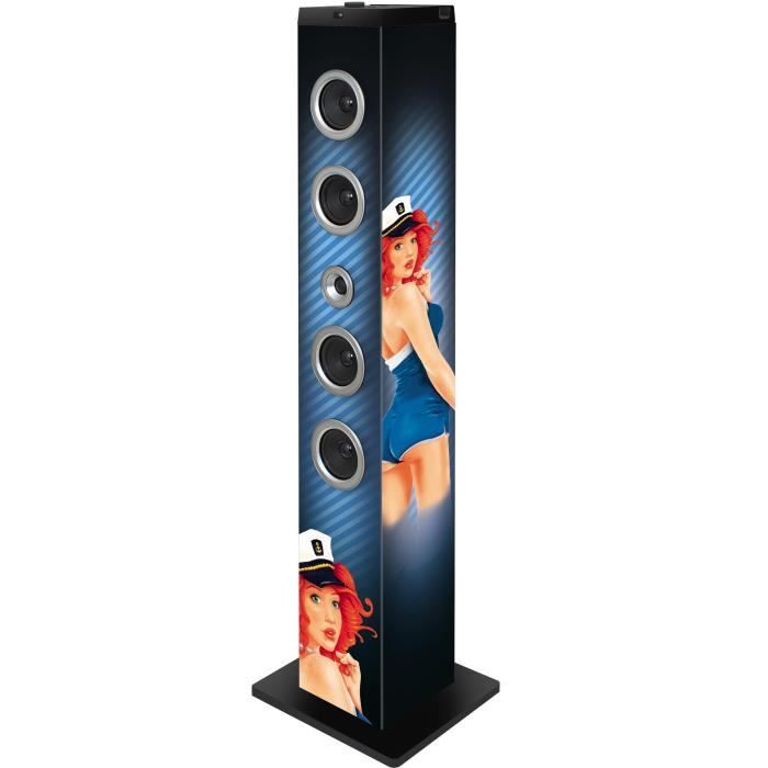 BIGBEN TW7PINUP Tour de son multimédia Bluetooth - 120W - Pin-up