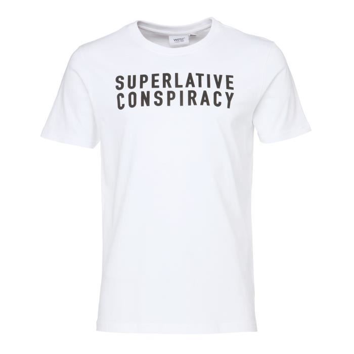 WESC T-shirt Superlative conspi - Homme - Blanc
