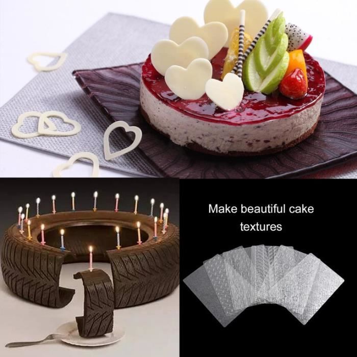 Moule A Gateau Cookies 6pcs Forme De Texture De Pneu En Plastique Diy Dessert Ustensile De Cuisine Cdiscount Au Quotidien