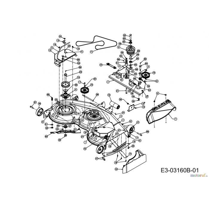 Montage Plateau De Coupe Tracteur Tondeuse Mtd