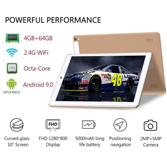 Tablette Tactile 10 pouces -  K107- 3G/4GWiFi1