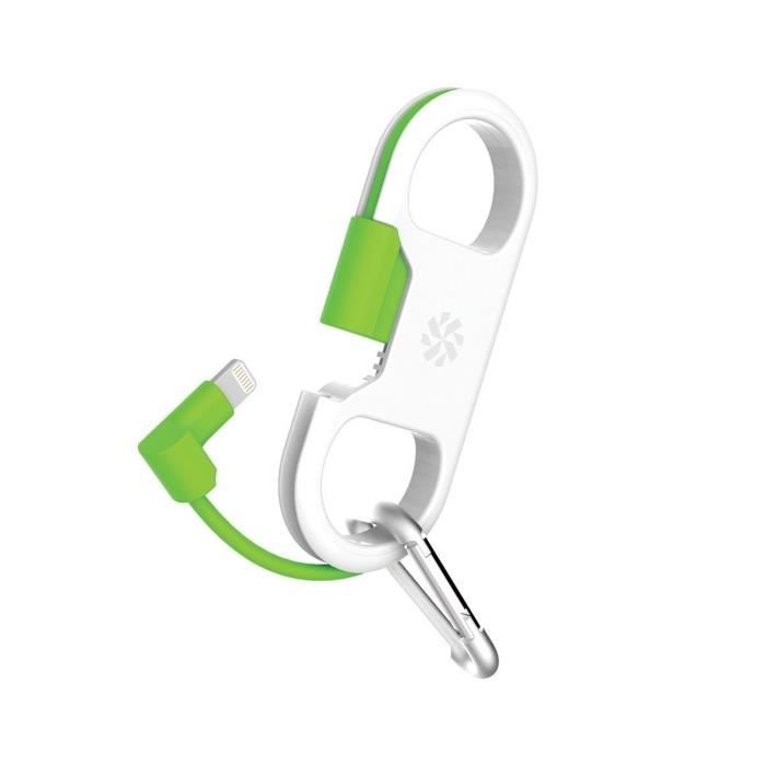Kanex Câble GoBuddy Lightning - Blanc / Vert