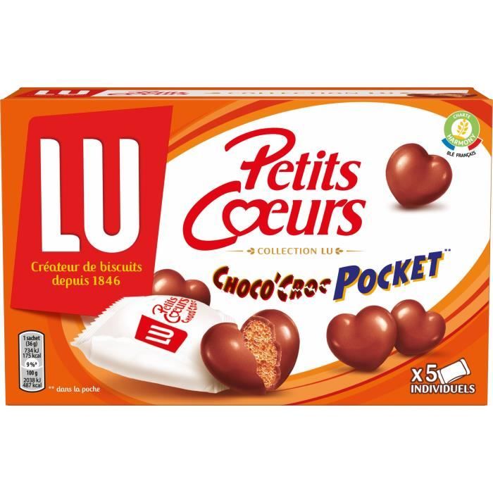 LU Petits CŒurs Choco'Croc Pocket