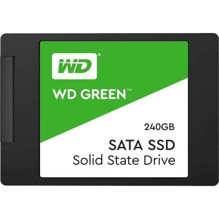 WD Green SSD WDS240G2G0A - Disque SSD - 240 Go - interne - 2.5 - SATA 6Gb/s