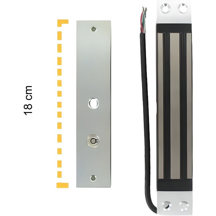 Ventouse de porte électromagnétique 12V24V 280kg Klose Besser Achat / Vente serrure