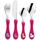 AMEFA Ensemble de 4 couverts en tube Gamme Enfant