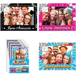 Joyeux Anniversaire Anniversaire Photobooth Props Cadre Selfie Pour 1st 16 18 21 30 40 50 60 Ans Fete Danniversaire Photo Props Jeux Et Jouets Bonbonnieres