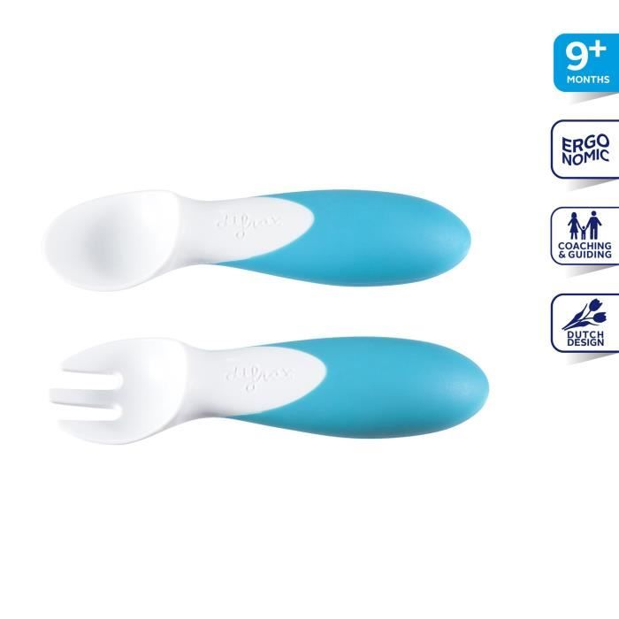 DIFRAX Couverts pour bébés et tout petits Bleus