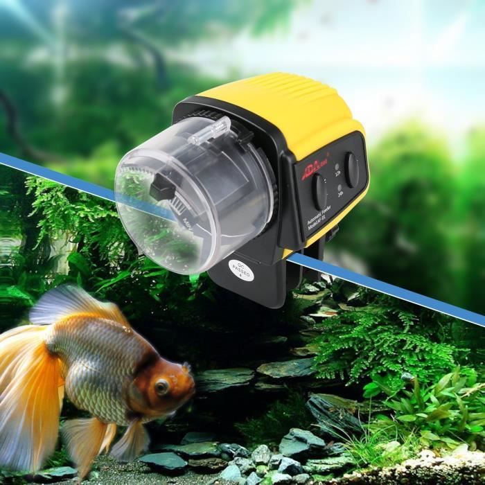 Distributeur De Nourriture Pour Poisson Aquarium Fermé